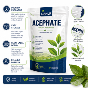 Acephate 98% TC 75% SP <span class=keywords><strong>Insecticida</strong></span> Organofosfato para el Control de Pulgones, Trips, Minadores de Hojas y Gusanos del Maíz - Product Image 4