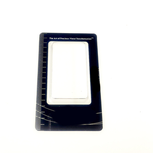 Aangepaste Blisterverpakkingsplaat Voor <span class=keywords><strong>10</strong></span> <span class=keywords><strong>Gram</strong></span> Goud Edelmetaal Goud Zilver Staaf Muntstuk Veiligheidsverpakking