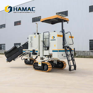 เครื่องปูผิวทางแอสฟัลต์ซีเมนต์คอนกรีตขนาดเล็ก รุ่น Hamac NC600 เครื่องจักรปูถนนใหม่ พร้อมเครื่องขุดร่อง สำหรับงานก่อสร้าง ใช้เครื่องยนต์ปั๊ม - Product Image 1