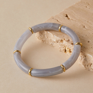 <span class=keywords><strong>Bracelet</strong></span> manchette en acrylique tendance ORNAPEADIA pour femme, élastique, taille ajustable, couleurs assorties, usage quotidien, cadeau - Product Image 6