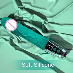 Nuovi realistici LCD per adulti Sex Toys per donne con motore USB vaginale G-Spot vibratori tra cui anale Dildo vibratore bacchetta conveniente - Product Image 3