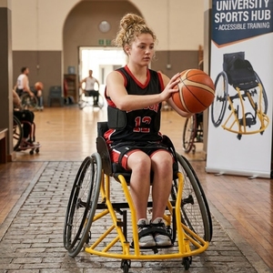 Silla de Ruedas Deportiva Manual Ligera para Baloncesto, Todoterreno, la Más Vendida, Equipo de Rehabilitación, <span class=keywords><strong>China</strong></span> - Product Image 1