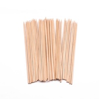 Brochettes en bois jetables Linke à prix d'usine, durables, polies, à long manche, de qualité alimentaire pour barbecue, fêtes et camping