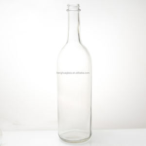 Botellas de Vidrio para <span class=keywords><strong>Coquito</strong></span> de 750 ml, 25 oz, 75 cl, Redondas, Transparentes, de Vidrio Flint, para Licores, Ron, Bebidas Espirituosas, con Tapa de Plástico - Product Image 6