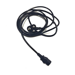 H05VV-F 3x0.75m2 भारत C13 पावर कॉर्ड मुख्य डेस्कटॉप कंप्यूटर स्कैनर के लिए प्लग करें - Product Image 6