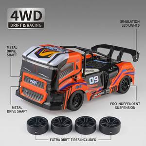 1/16 SCY16304 16305 <span class=keywords><strong>Coche</strong></span> RC de Alta Velocidad 4x4 35KM/H Eléctrico para Derrapes, Camión Tractor Listo para Usar, Control Remoto de 80M, Grado Hobby, Carreras - Product Image 2