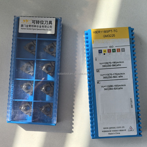 16ER11BSPT-TC GM3225 Gesacs Coupe-taillant extérieur en carbure de tungstène pour tour CNC, revêtement CVD/PVD, 60HRC, Triangle 16mm - Product Image 2