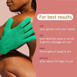 Cleanlogic Gants exfoliants pour le corps - Product Image 3
