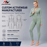 Tendance 2026 Combinaison numérique sans couture lavande pour femme, sexy, dos ouvert en forme de cœur, manches longues, unitard moulant pour gym et fitness