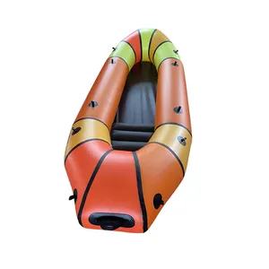 Le plus récent bateau de mer gonflable en TPU packraft léger pour la pêche sportive en kayaks