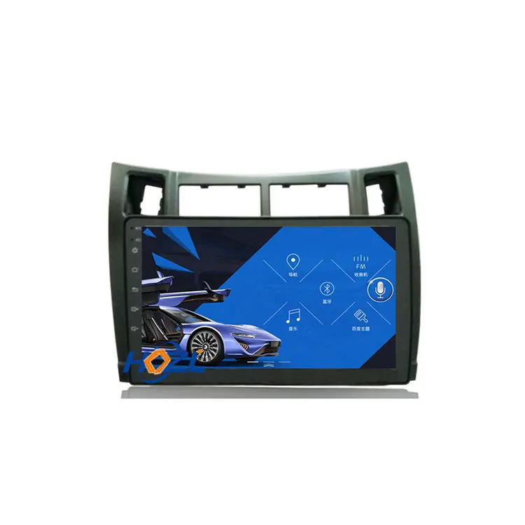 Hot Selling 9 inch Android 10.0 Car DVD GPS Navigation for toyota yaris 2008-2011With BT/WIFI/USB/Radio/video