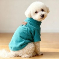 Sweat-shirt confortable pour animaux de compagnie avec logo personnalisé, vêtements d'extérieur en polaire pour l'automne/hiver, avec anneau en D pour chats et chiens