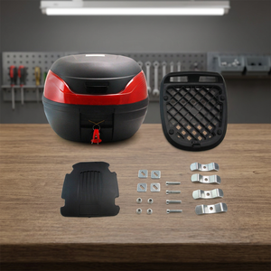 กล่องท้ายรถมอเตอร์ไซค์ K Star PP สีดำ ขนาด 32 ลิตร รุ่น Universal - Product Image 3