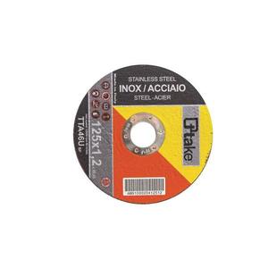 Disco de corte abrasivo Ttake de 115x1.0 mm para acero y acero inoxidable - Product Image 1