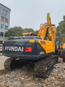 รถขุดตีนตะขาบรถฮุนได220LC-9S มือสองคุณภาพสูงจากเกาหลีรถขุดสำหรับค้าขายมุ่งเน้นไปที่เครื่องยนต์หลัก - Product Image 2