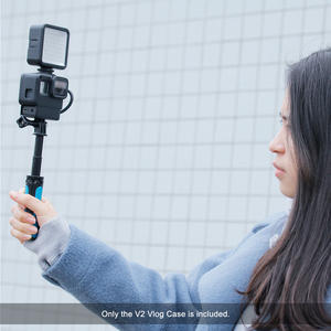 Boîtier Vlog boîtier de caméra d'action coque de protection Vlog Cage cadre avec support de chaussure froide pour <span class=keywords><strong>GoPro</strong></span> <span class=keywords><strong>Hero</strong></span> <span class=keywords><strong>7</strong></span> 6 5 noir - Product Image 4