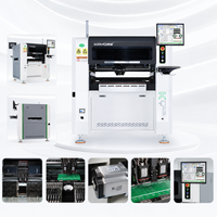 Línea de Ensamblaje de PCB, Máquina de Colocación de Componentes SMT, Montadora Automática de 8 Cabezales SMD KAYO-S8 para Producción de Controladores LED