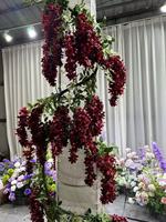 Chemin de table personnalisable en fleurs artificielles, rangée de fleurs en soie pour décoration de mariage, guide de chemin, arche de mariage, rangée de fleurs