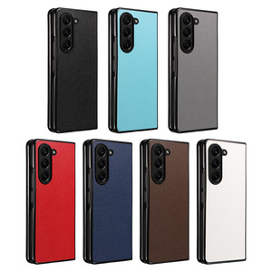 Estuche rígido de plástico con patrón de Lichee Delgado, funda protectora de cuero anticaída antichoque para <span class=keywords><strong>Samsung</strong></span> Galaxy Z Fold 6 - Product Image 2