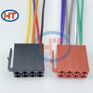 ISO kabel Perempuan memanfaatkan 15cm PVC mobil Stereo Adaptor konektor Radio kawat konektor Adaptor Plug Kit untuk mobil elektronik - Product Image 2