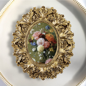 Châu Âu-Phong Cách Cổ Hình Ảnh Khung Kính Khắc Hollow Mỹ Vàng Nhựa Khung Ảnh Pháp Bàn Đám Cưới Trang Trí Nội Thất - Product Image 4