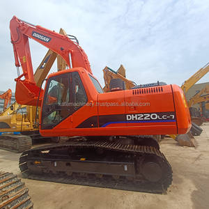 Hecho en Corea USADO DOOSAN DH 220LC-7 Excavadora hidráulica sobre orugas Alta calidad Perfecto estado Venta caliente - Product Image 1
