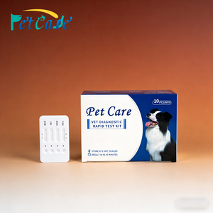 Kit de test rapide vétérinaire <span class=keywords><strong>5</strong></span> en 1 réutilisable pour chiens : Ehrlichia, Anaplasma, Babesia, Leptospira, et Chiropelmone (pour la détection de parasites cardiaques) - Product Image 1