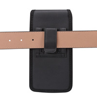 Étui en cuir PU de gros avec boucle de ceinture pour iPhone 16 Pro Max, sacoche de taille pour homme