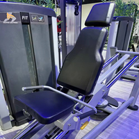 Presse à jambes réglable Cheernin, capacité 80 kg, en acier, avec système de sélection de poids, équipement d'entraînement personnalisable avec logo pour distributeurs