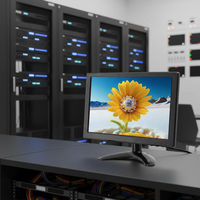 Monitor LCD HD de 10.1 Pulgadas para Automóvil y Mini Pantalla de Computadora, Pantalla a Color, Monitor de Tamaño Pequeño, Monitor de Seguridad