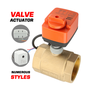 Thu nhỏ thiết bị truyền động điện điều khiển L/t Dòng chảy 3 cách cơ giới van bi 3/4" - Product Image 2