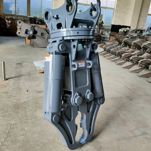 RIBETTER Double <strong>Oil</strong> Cylinder Free Rotation <strong>Excavator</strong> Hydraulic Rock Crusher Concrete Demolition Engine-Driven Crushing Pliers - Product Image 2