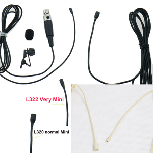 Micwl L322 Rất Mini Tie Clip Lavalier Ve Áo Microphone EW G2 <span class=keywords><strong>G3</strong></span> G4 svx Không Dây Bodypack <span class=keywords><strong>Transmitter</strong></span> 3.5Mm Khóa Màu Đen Màu Be - Product Image 4