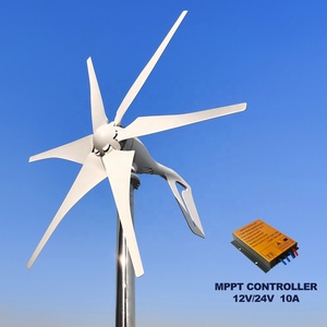 กังหันลม SC1000 ขนาดเล็ก 1KW 2KW 12V 24V 48V แบบแนวนอน 6 ใบพัด ลดราคาพิเศษ SC-1000 กังหันลมแนวนอนขนาดเล็ก - Product Image 2