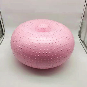 Point Massage Texture Thickened Anti Burst Professional <strong>Studio</strong> Practice Custom Stability Balance Performance PVC Donut Yoga Ball - Product Image 2
