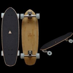 Planche de surf en érable canadien et bambou de <span class=keywords><strong>28</strong></span> "Pro Mini Cruiser Skateboard avec Carver Trucks Foam Griptape AQ2105 - Product Image 3