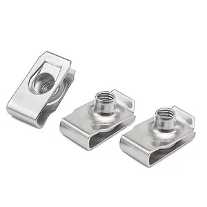 Écrou à ressort Q312 couleur <span class=keywords><strong>zinc</strong></span> / <span class=keywords><strong>zinc</strong></span> blanc, écrou à clipser de type U, clip de retenue de panneau automobile, écrou d'insertion, attaches pour voiture - Product Image 5