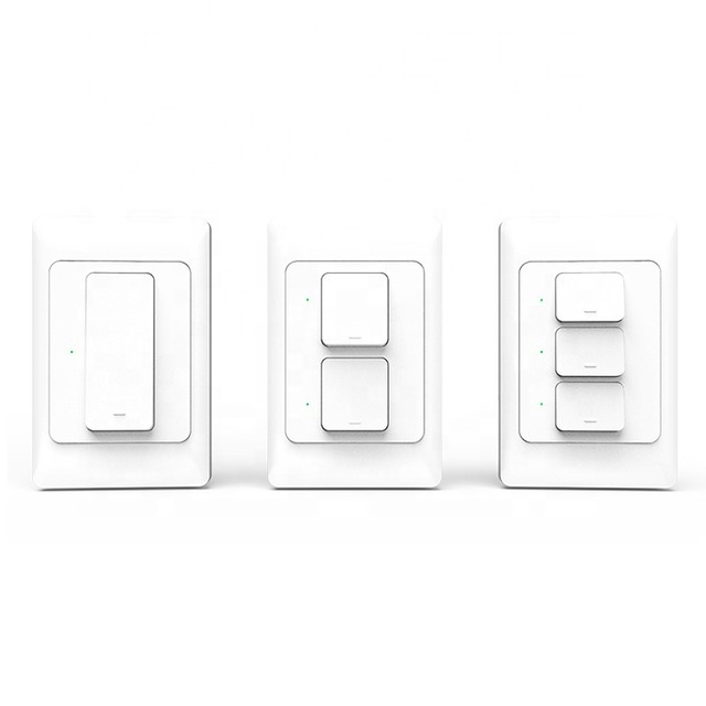 Best Seller AU Tuya No Neutral Zigbee Switch Smart Home Physical Button Light Wall Switch Matter Smart Light Switch