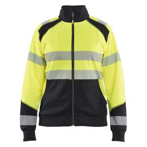 BLAKLADER - 350825283399XL Sudadera Mujer Hi-Vis con cremallera Hi-vis Amarillo/Negro-EAN 7330509933541 ROPA DE TRABAJO DE 2017 - Product Image 1