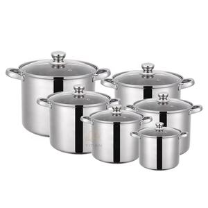 Sıcak satış paslanmaz çelik amerikan tarzı ekstra uzun boylu Pot seti pişirme vapur tencere tencere setleri - Product Image 1