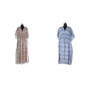 Robe longue en soie pour femmes, Kaftan, Abaya, style islamique - Product Image 1