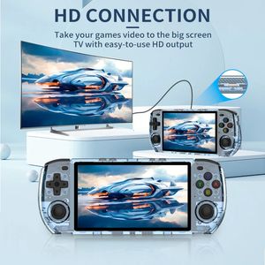 Console de jeu vidéo rétro Powkiddy RGB10Max3 avec manette arcade, écran vidéo de 5 pouces, <span class=keywords><strong>PSP</strong></span> 64 Go, lecteur de jeu portable - Product Image 6