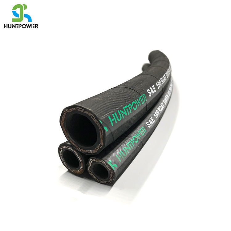 Une Couche de Fil D'acier Tressé SAE 100 R1 R1AT Tuyau Hydraulique