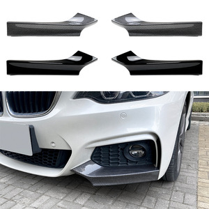 Bmw 2 Series F22 F23 M Sport 2015 2019 Front Bumper Corner Decal Piano Black Carbon Fiber Texture - Product Image 4