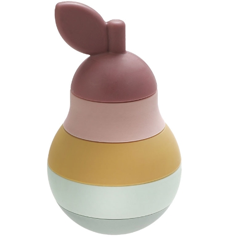 Children's Educational Silicone Rubber Toys Food Grade Handles