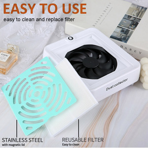 Aspirateur professionnel pour poussière d'ongles 40W, outil de nettoyage pour salon de manucure, machine à aspiration de poussière d'ongles - Product Image 6