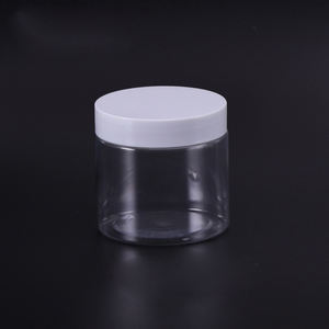 Pot Cosmétique en Plastique Transparent avec Couvercles à Vis pour Crème, Plusieurs Tailles (40ml, 50ml, 100ml, 30ml, 150ml, 200ml, 250ml, 300ml, 500ml, 4oz, 6oz, 8oz, 16oz) - Product Image 1