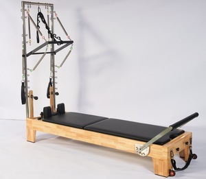 Máquina de <span class=keywords><strong>Pilates</strong></span> reformador multifuncional personalizada con equipo de Fitness Torre <span class=keywords><strong>Pilates</strong></span> reformador con medio trapecio - Product Image 6