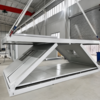 Maison conteneur pliable empilable Z Fold 20 pieds, bâtiment préfabriqué compact, hébergement d'urgence