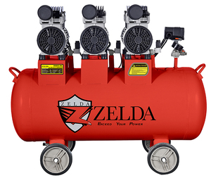 ZD8003-80L <b>Mini</b> Portable 220V 8-Bar Silent Oil-Free 3 Motors for Industrial Use on Sale - Product Image 1